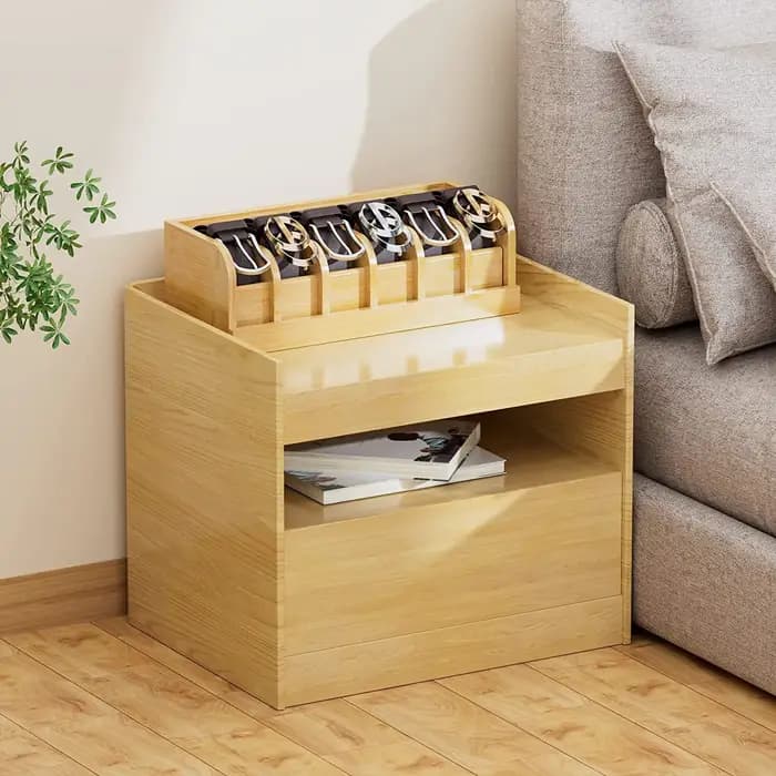 Boîte de Rangement en Bambou pour Homme et Femme
