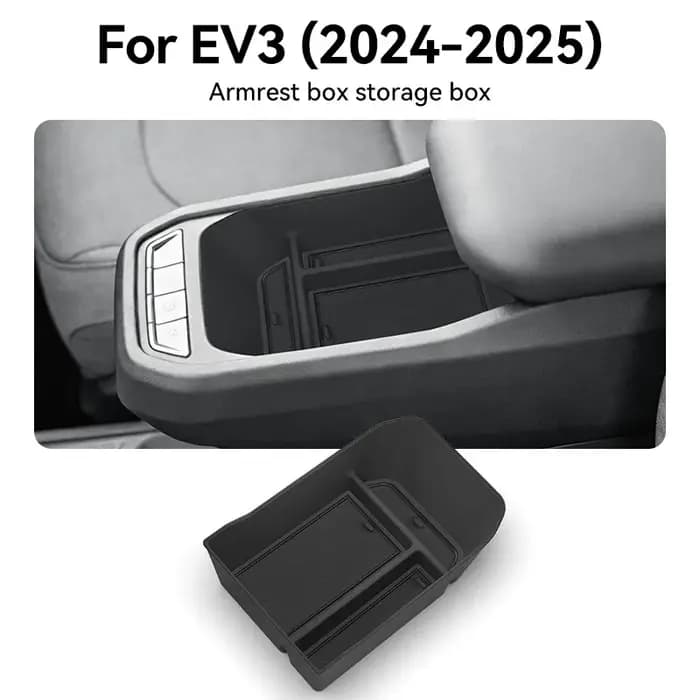 Boîte de rangement pour accoudoir de voiture Kia EV3 2024-2026
