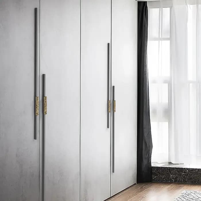 Poignée de porte d'armoire moderne et légère