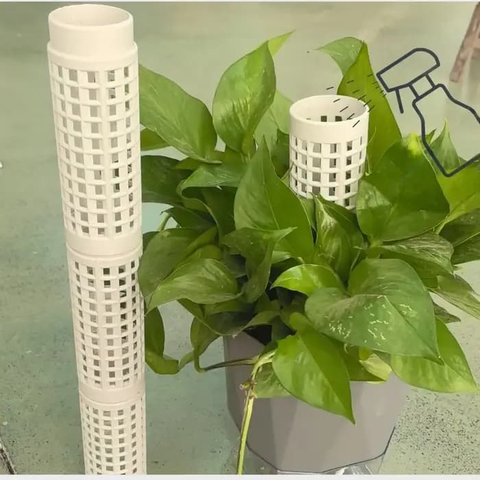 Colonnes verticales modulaires blanches pour plantes, panneaux imbriqués pour vignes grimpantes en p