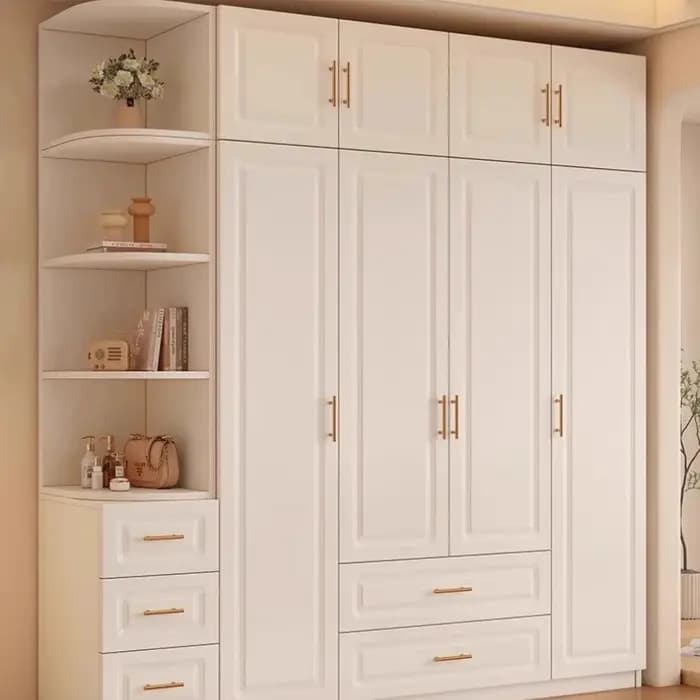 Armoire européenne en bois massif