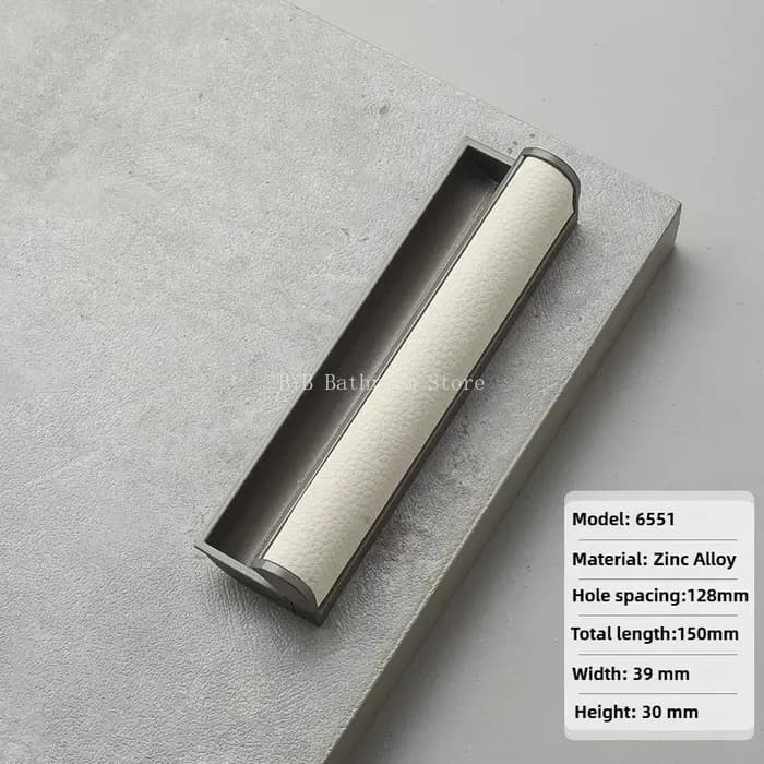 Poignée invisible pour porte coulissante de garde-robe, poignée encastrée, poignée dissimulée en cui