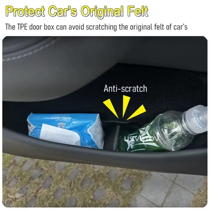 Boîte de rangement latérale pour portière de voiture USVOTOV pour Tesla Model Y Juniper 2025 2026