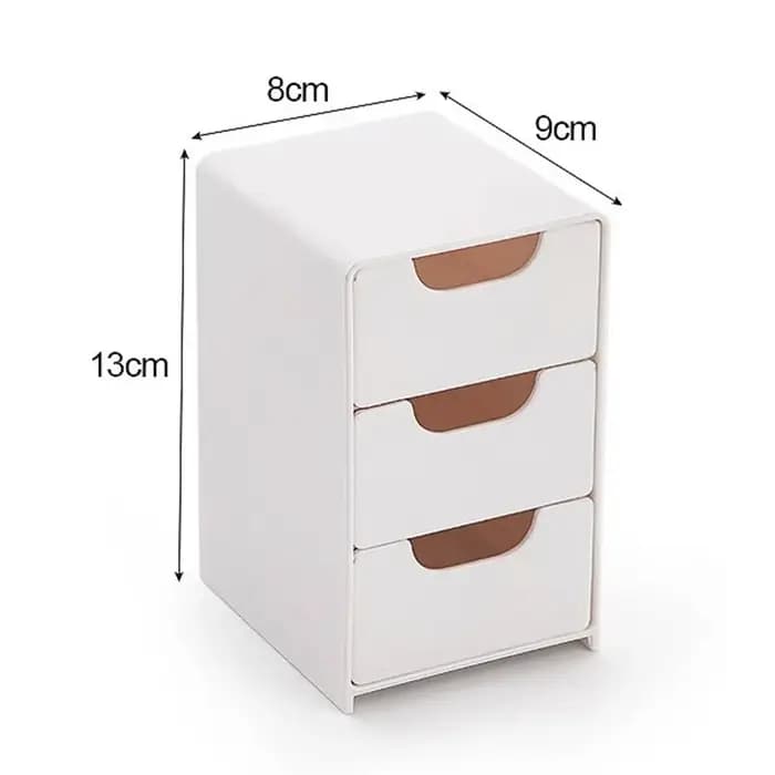 Boîte de rangement de bureau pour bijoux de maquillage