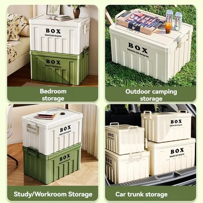 Boîte de rangement pour camping en plein air