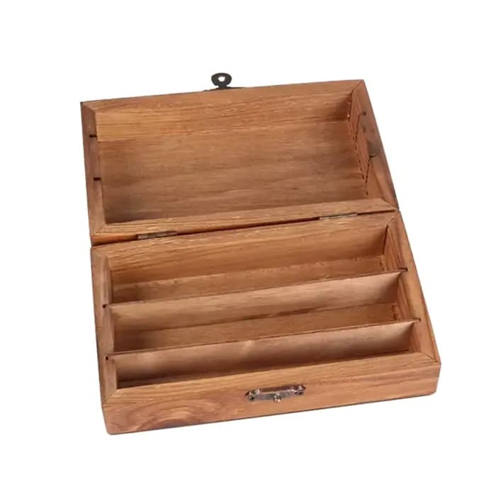 Boîte de rangement de bijoux vintage, boîte à joint, petite boîte en bois, boîte-cadeau, boîte à cou