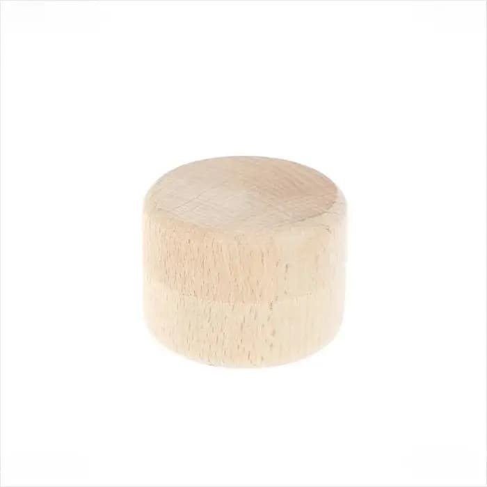 Boîtes de rangement rondes en bois pour bijoux et matiques