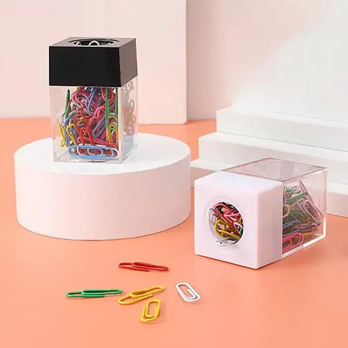 Nouveau porte-papier Clips distributeur bureau boîte d'absorption magnétique
