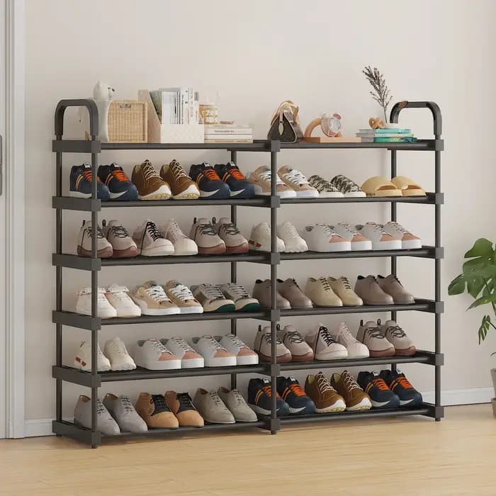 Étagère à chaussures à largeur accrue pour 4-5-6-7 niveaux