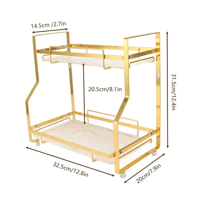 Étagère de rangement murale pour salle de bain