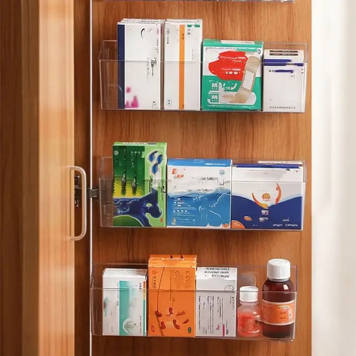Nouvelle boîte de rangement murale sans poinçon