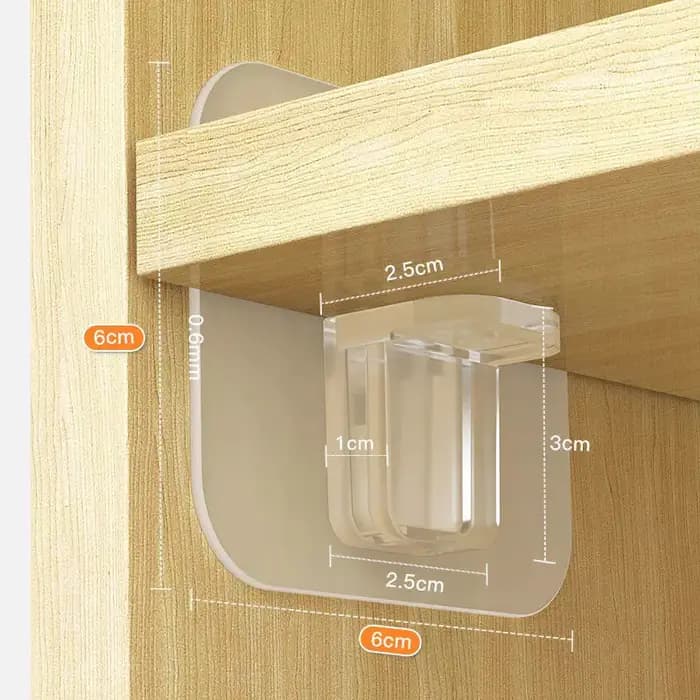 Chevilles de Support d'étagère adhésives