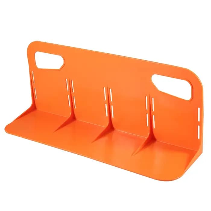 Organisateur de coffre de voiture multifonctionnel avec support de rangement fixe et déflecteur en plastique solide