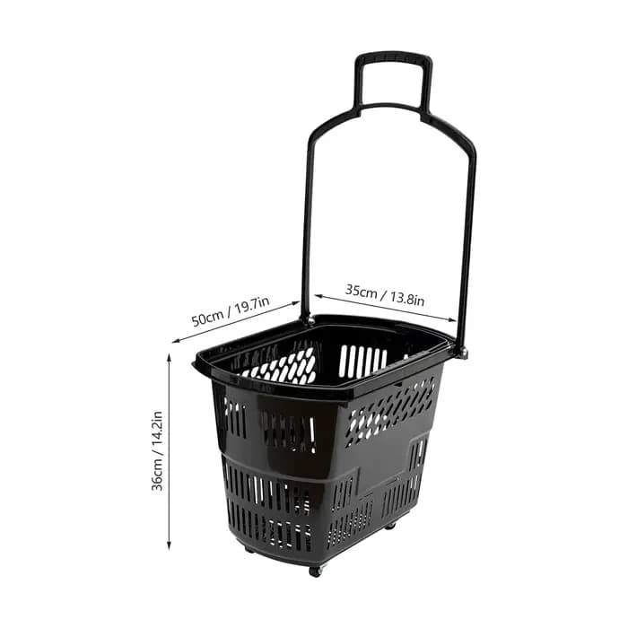 CNCEST-Caddies avec roues et poignée, panier à provisions portable, ensemble d'accessoires de cuisin