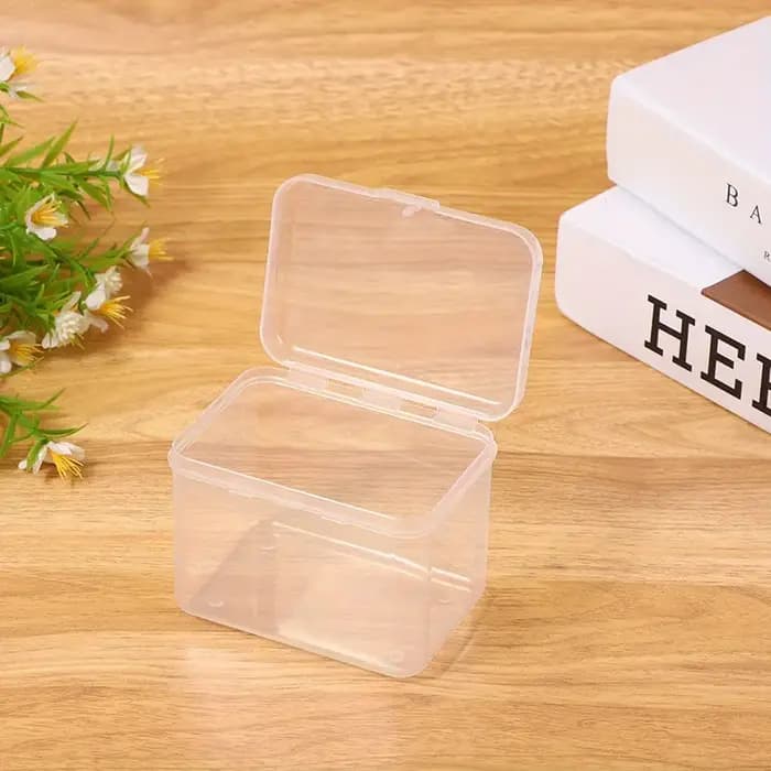 Boîtes de rangement en plastique Transparent
