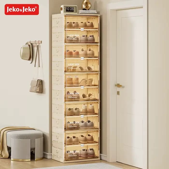 Jeko & Jeko Durable réglable gain de place armoire support de placard chaussures rangement boîte à chaussures organisateur