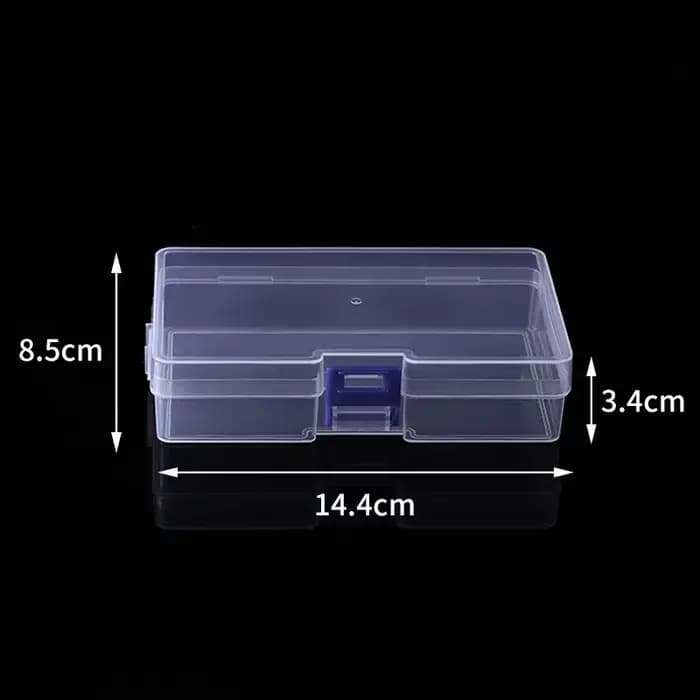 5 boîtes de rangement en plastique transparent pouvant accueillir des petits articles, des petits jo