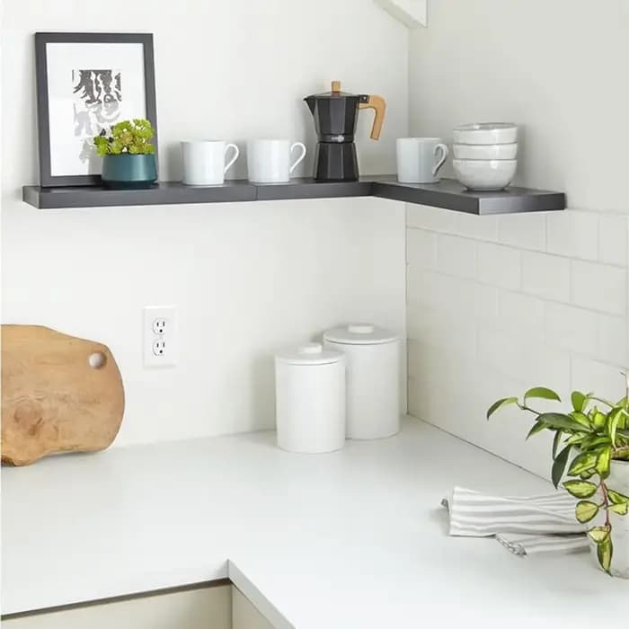 Support de rangement suspendu en bois