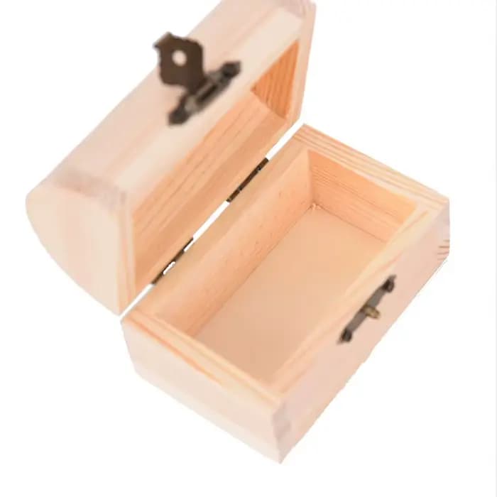 1 pièces 12.5*6.5cm Fine petite boîte en bois bijoux