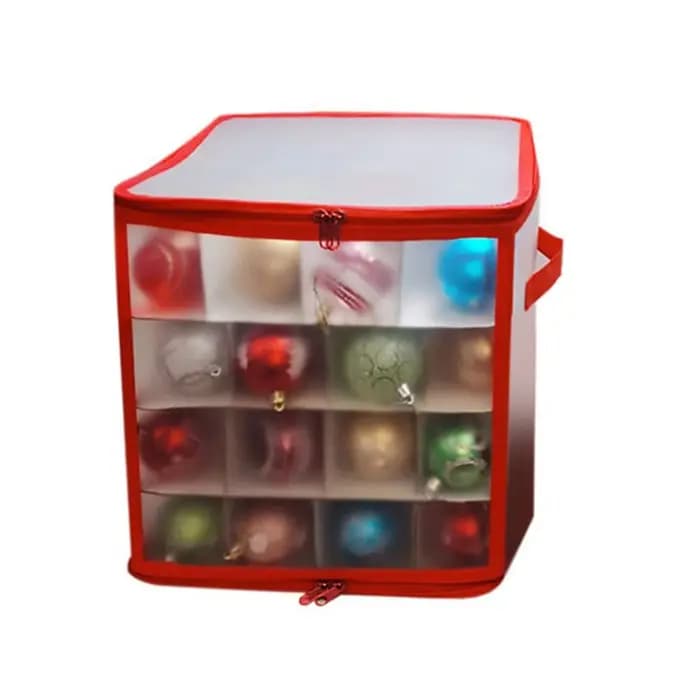 Boîte de rangement de boules de noël