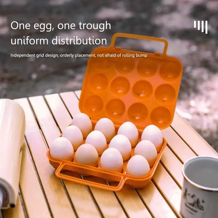 Boîte de Rangement d'emoufs à 6/12 Grilles pour la Maison et la Cuisine