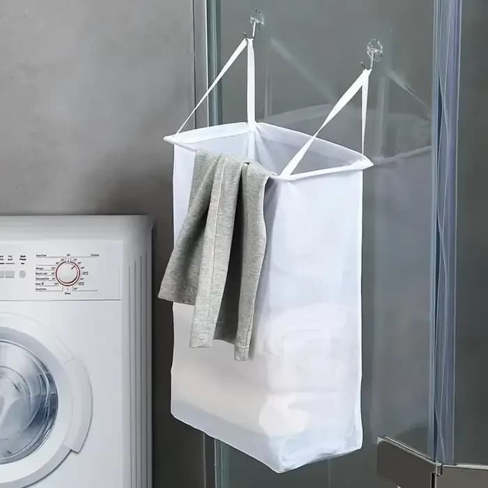 Panier à linge mural pliable