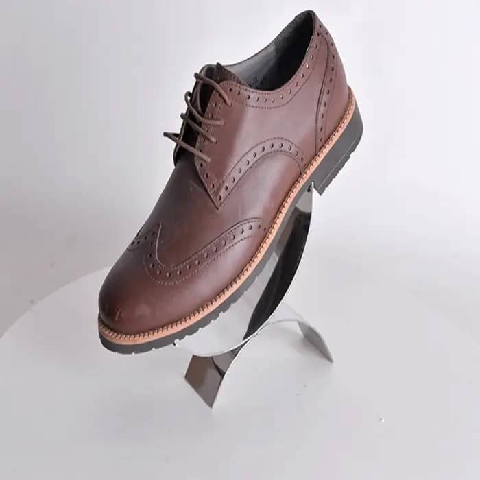 1PC étagère à chaussures affichage en acier inoxydable