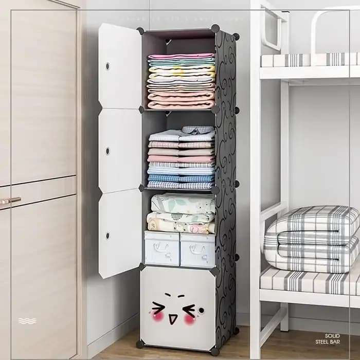 Armoire de rangement pliable et portable pour bijoux