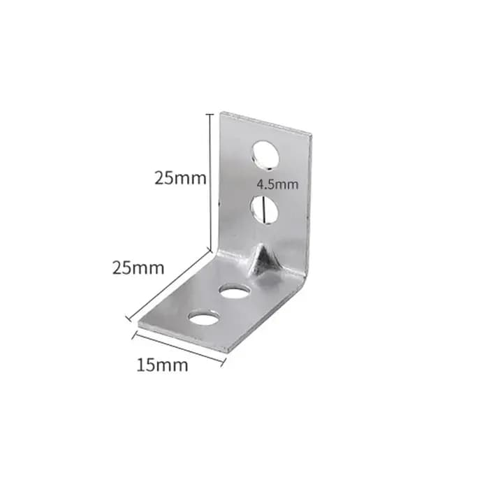 Supports d'angle en métal en forme de L