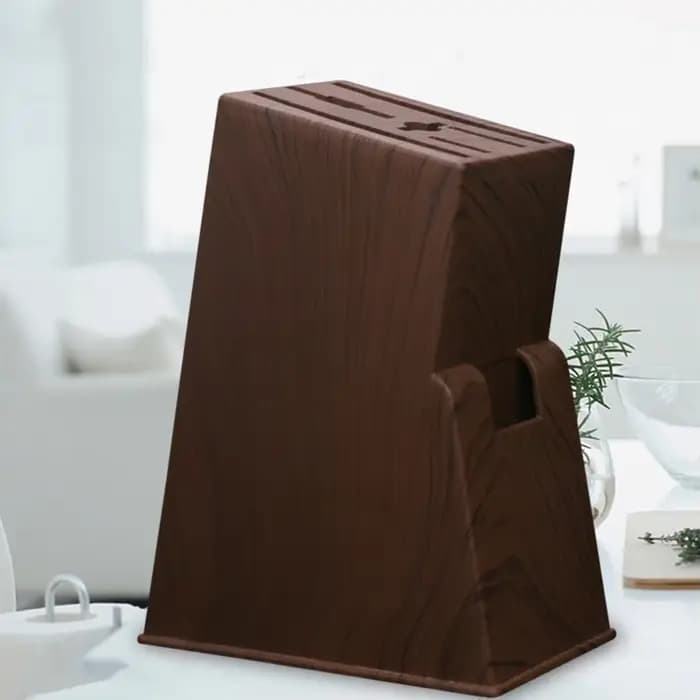 Porte-couteau opaque, dessus de seau Rangement des couverts en plastique Outil de coupe de cuisine T1