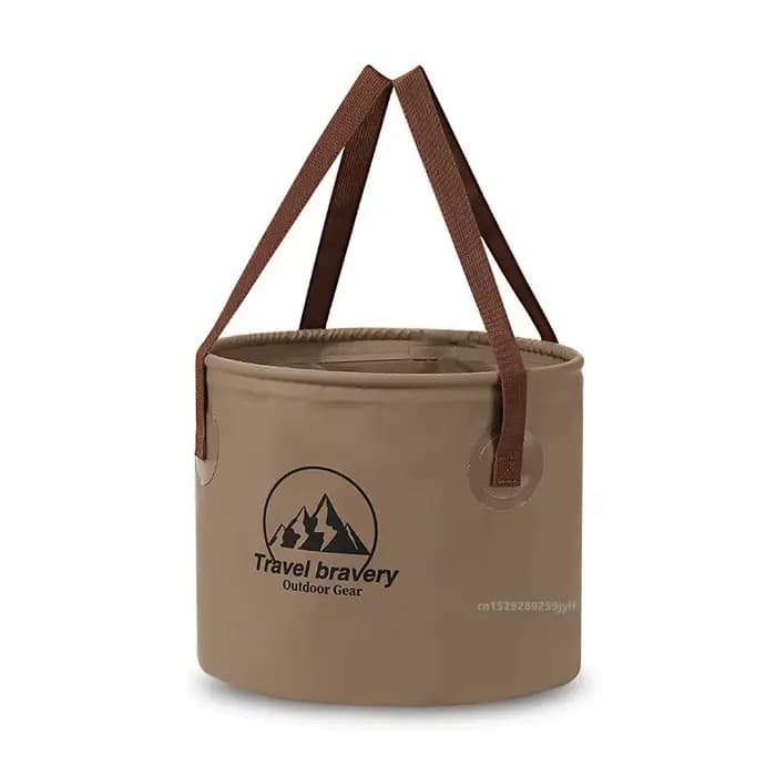 Seau pliant multifonctionnel 5L/10L/20L, bassin pliable Portable de voyage, Camping randonnée pêche, seau de rangement, fournitures de salle de bains