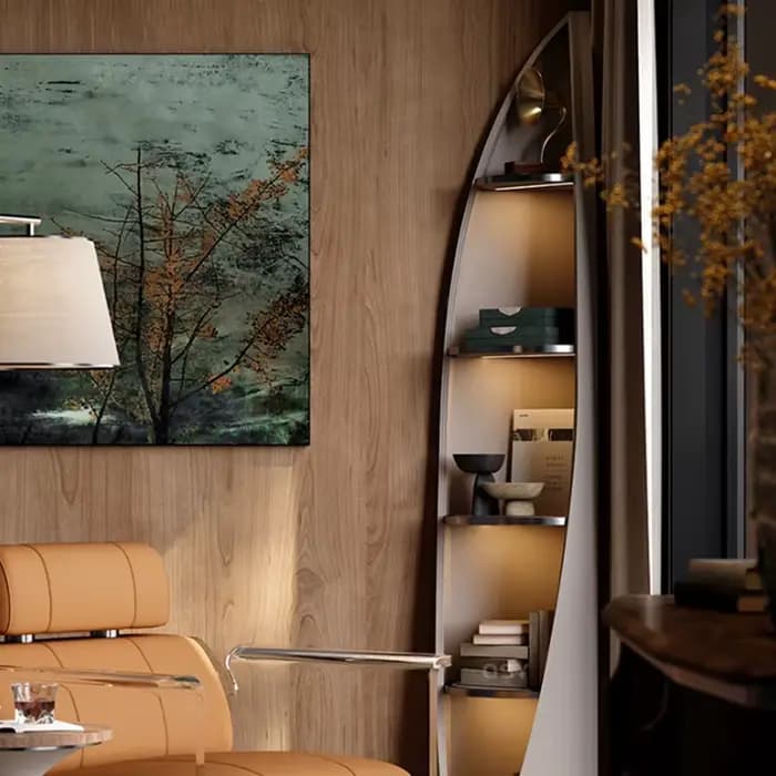 Armoire d'angle de luxe haut de gamme