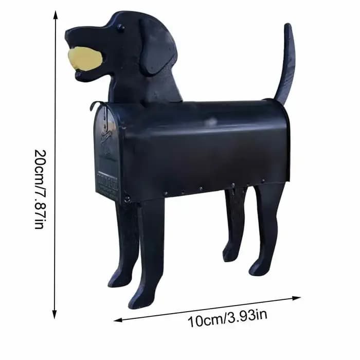 Boîte aux lettres de jardin en forme d'animal