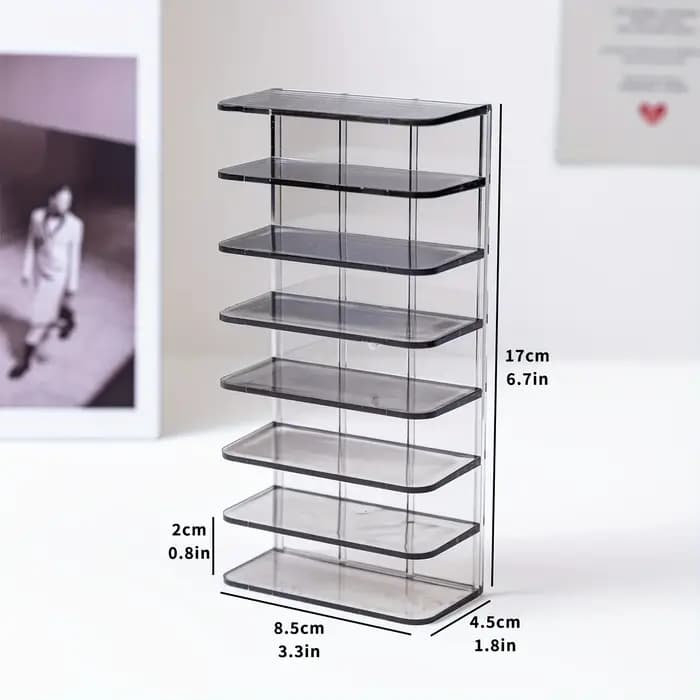 Boîte de rangement pour jouets modèle de voiture à 7 couches, stockée verticalement, d'une hauteur d