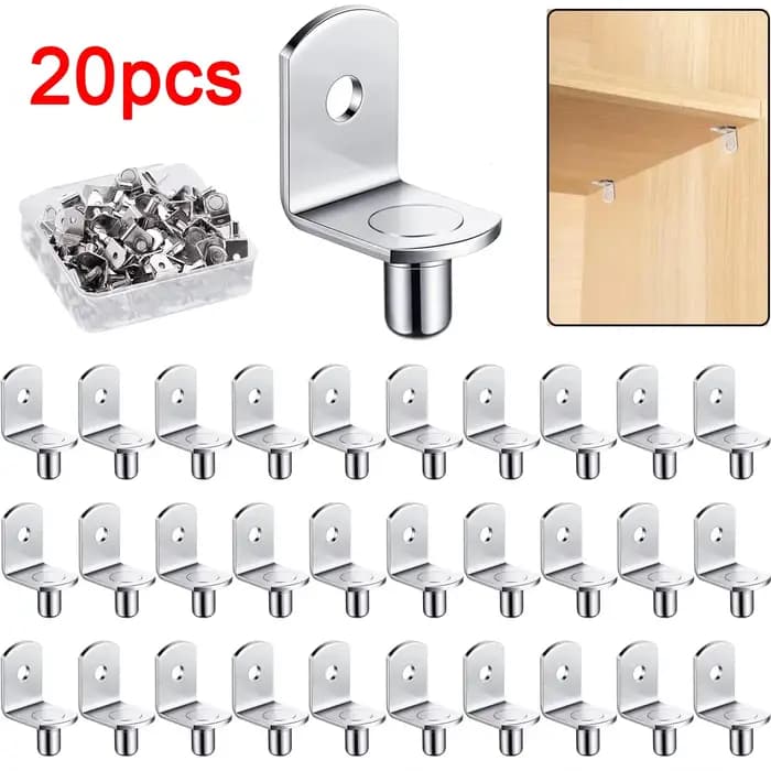 Supports d'étagère, 20 pièces