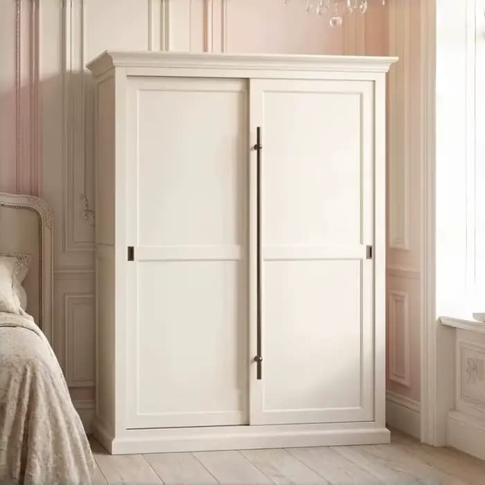 Armoire coulissante intégrée à économie d'espace pour vêtements