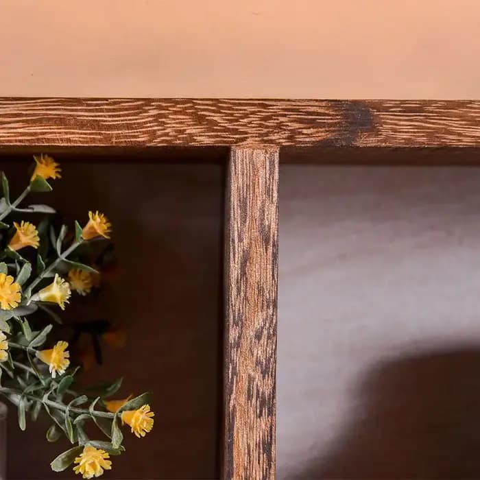 Étagère Murale en Bois Massif