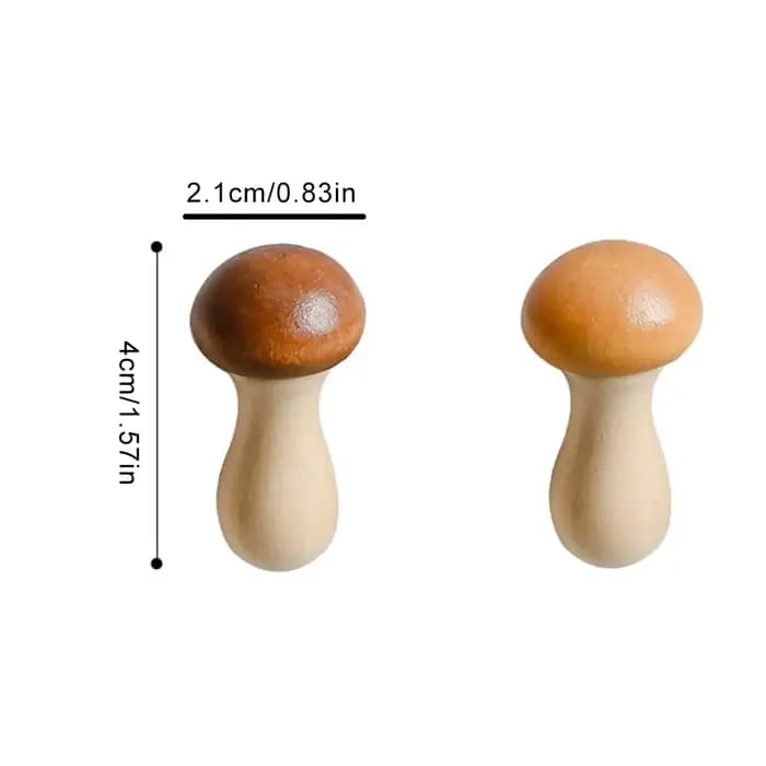 Repose-baguettes en bois, 2 pièces, support de rangement en forme de champignon, porte-baguettes créatif, cadeau, fournitures de cuisine chinoise