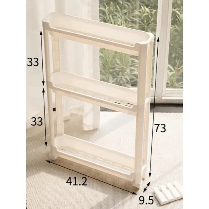 Étagère étroite à 3/4 couches