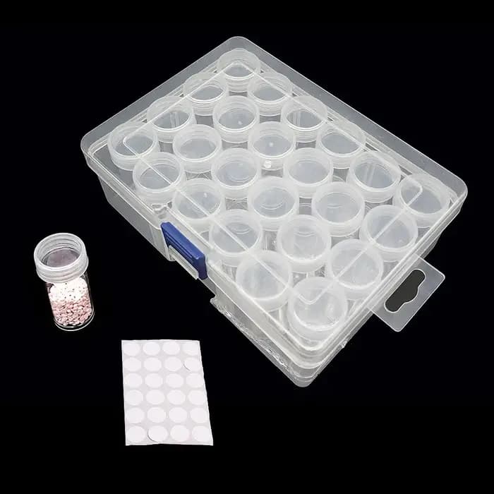 Boîtes de rangement pour peinture diamantée (24/30/60 bouteilles)