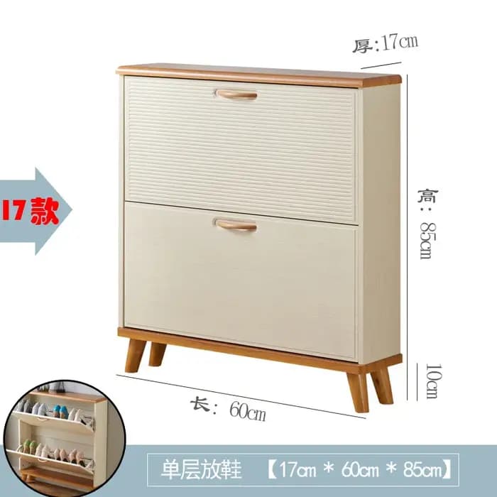 Meuble à chaussures de style farmhouse pour chambre, petit rangement économique, étagère de rangement pour chaussures de bureau, organisateur d'entrée, meuble de chambre