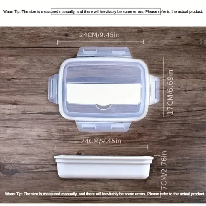 Boîte à déjeuner en acier inoxydable anti-fuite avec 3/4 compartiments – Récipient à Bento durable et facile à nettoyer pour étudiants et employés de bureau