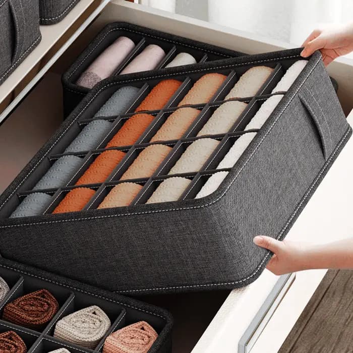 Boîte de rangement multifonctionnelle à tiroirs pour sous-vêtements