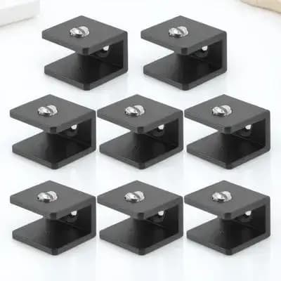 8 supports de tablette en verre robustes à fixation murale pour salon