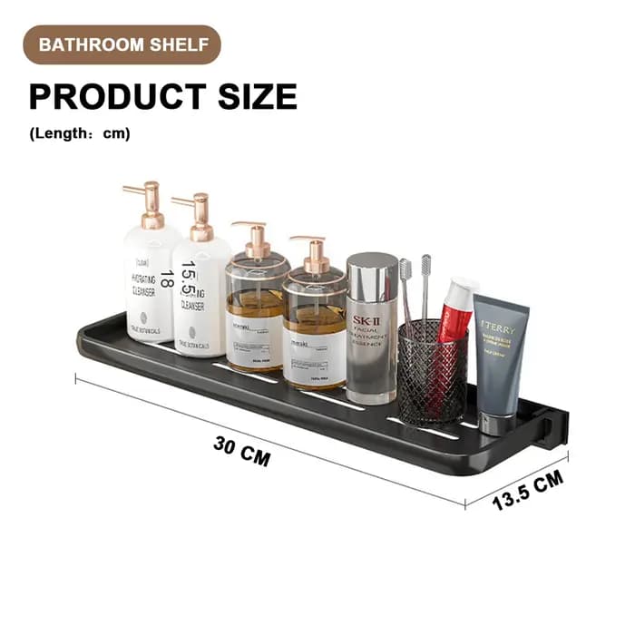 Étagère de rangement pliable pour salle de bain