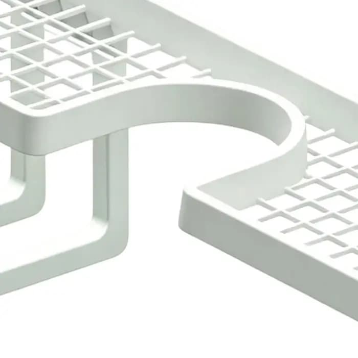 Étagère de salle de bain murale en U pour lavabo
