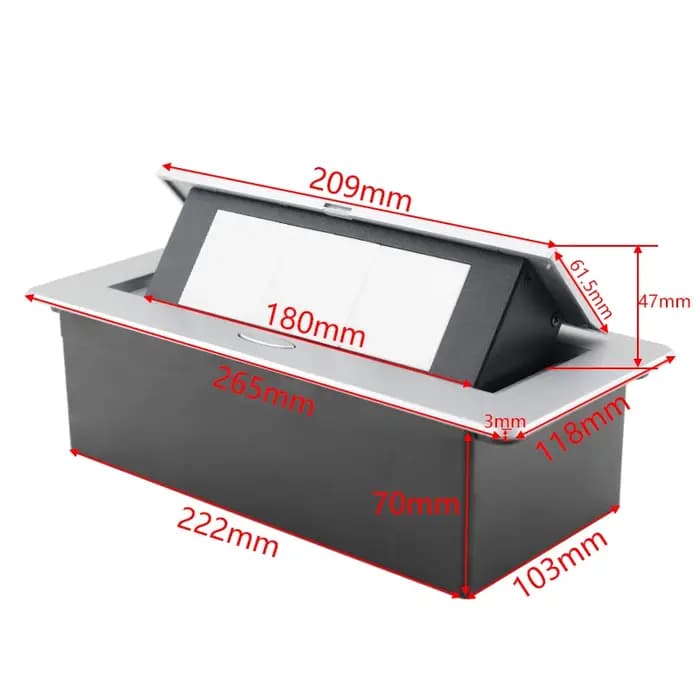 Prise Pop-Up de bureau cachée