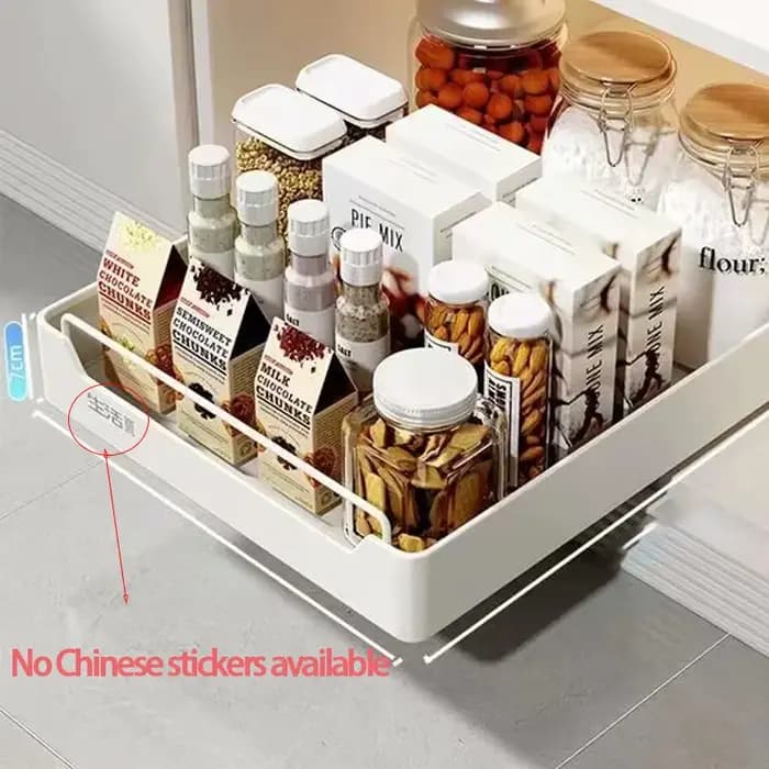 Nouveau support de rangement de cuisine avec Rails coulissants