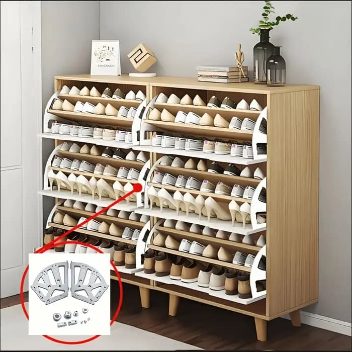 Accessoire pour étagère à chaussures - Connecteur à 3 niveaux