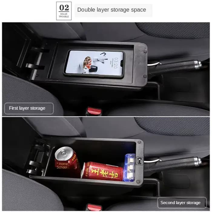 Boîte d'accoudoir pour Volkswagen Polo